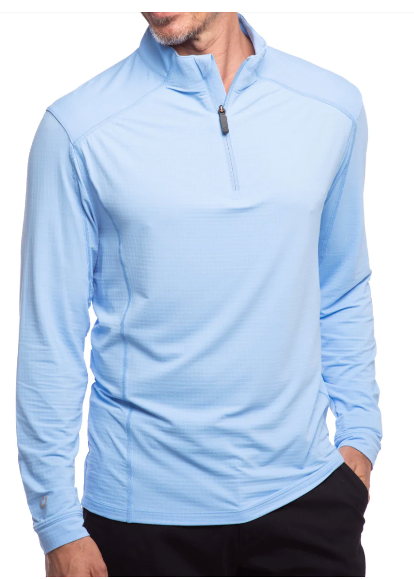 Ibkul, 1/2 Zip Long Sleeve Men's