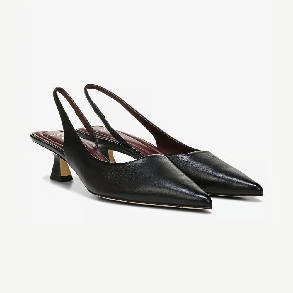 Sarto Devin 2 Slingback Heels-Black