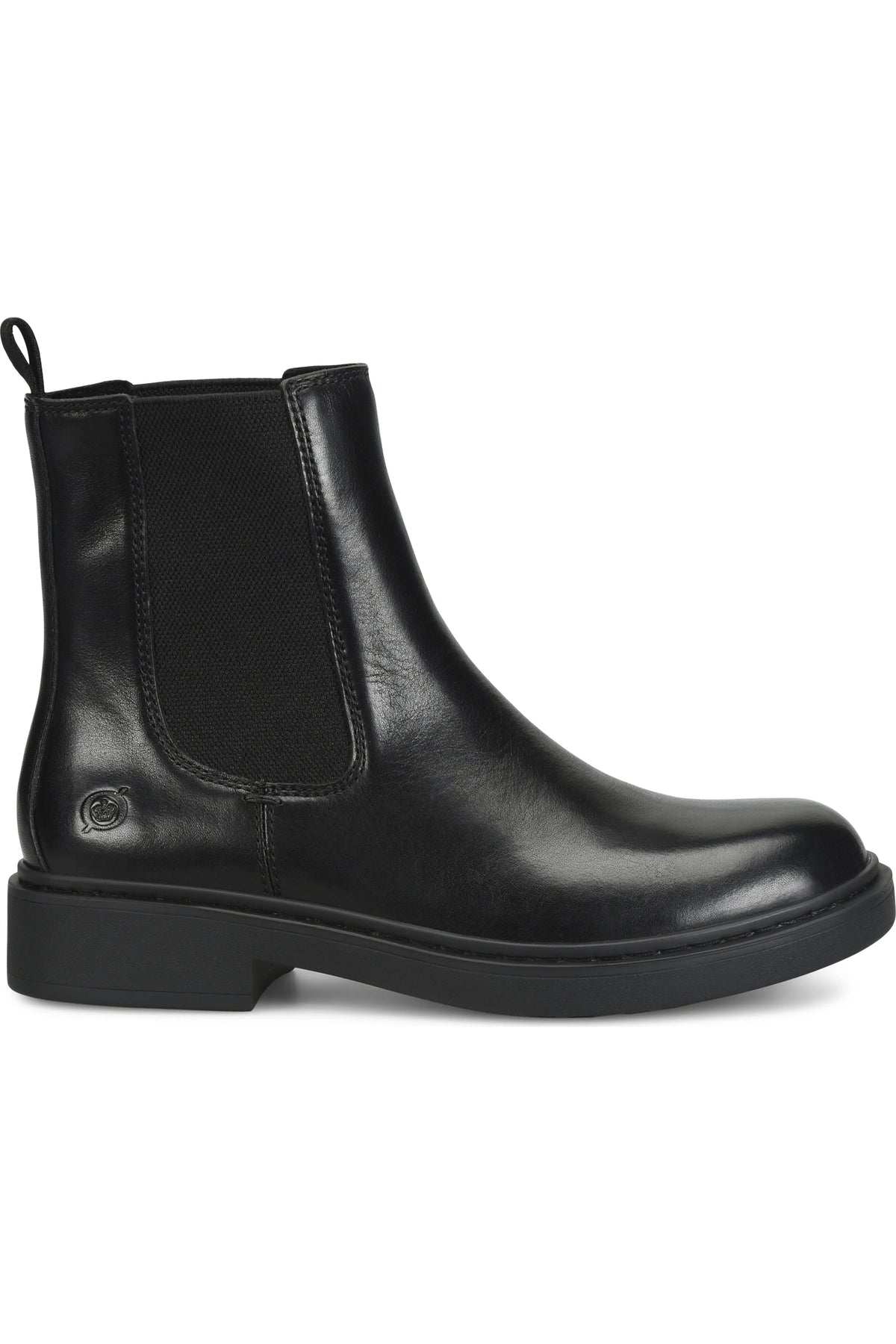 Born Britte Chelsea Boot in Black Leather