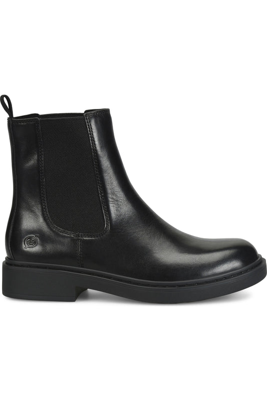 Born Britte Chelsea Boot in Black Leather