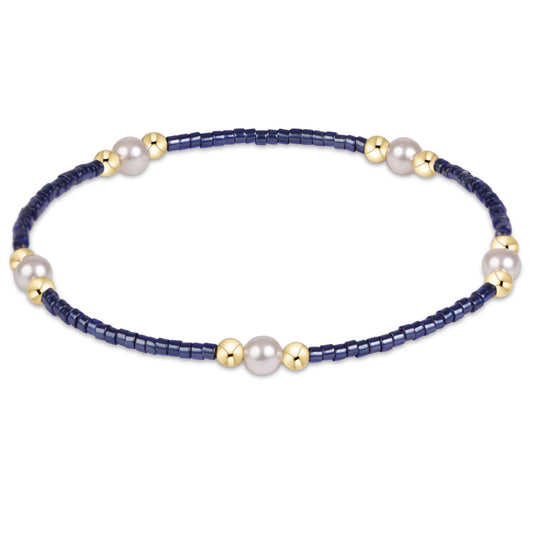 enewton Hope Purpose Pearl Bracelet Navy