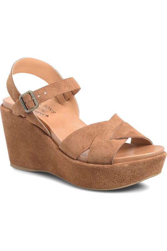Kork-Ease Ava Wedge - Brown Suede