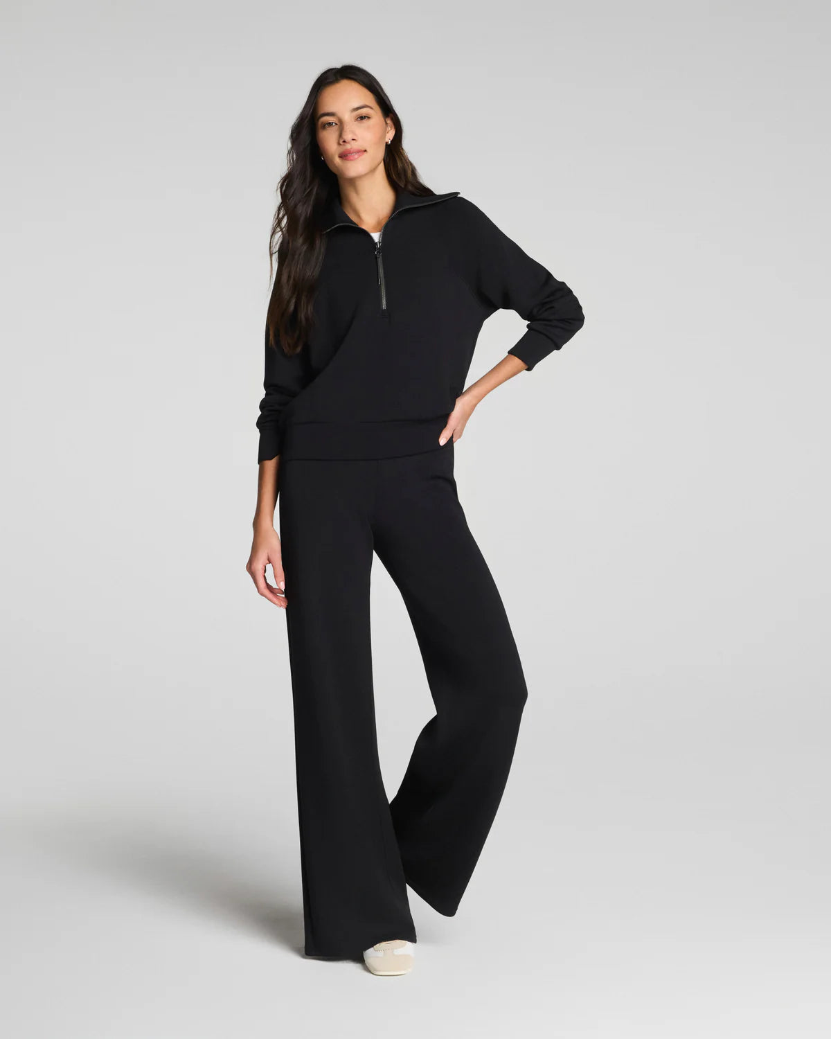 SPANX® Airessentials Wide Leg Pant Black