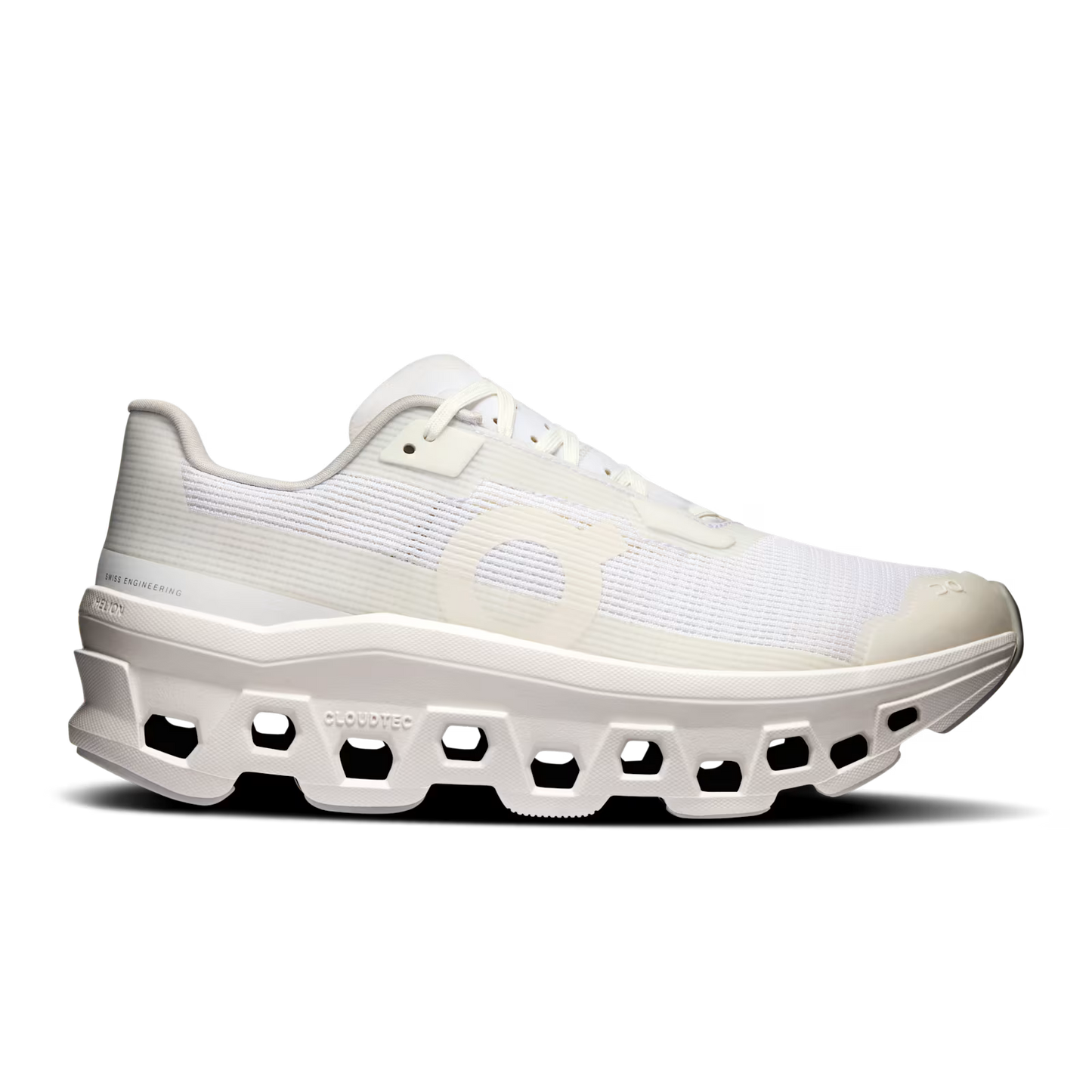 Women's On Running Cloudmonster White/White