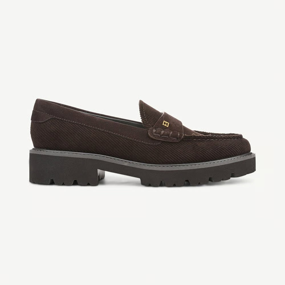 Sarto Saffron Loafer Lug Sole Loafer -  Hickory Brown