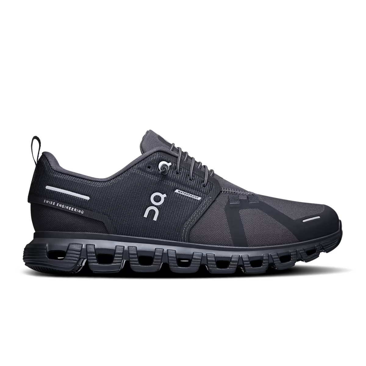 Women's On Running Cloud 6 Waterproof Black/Black