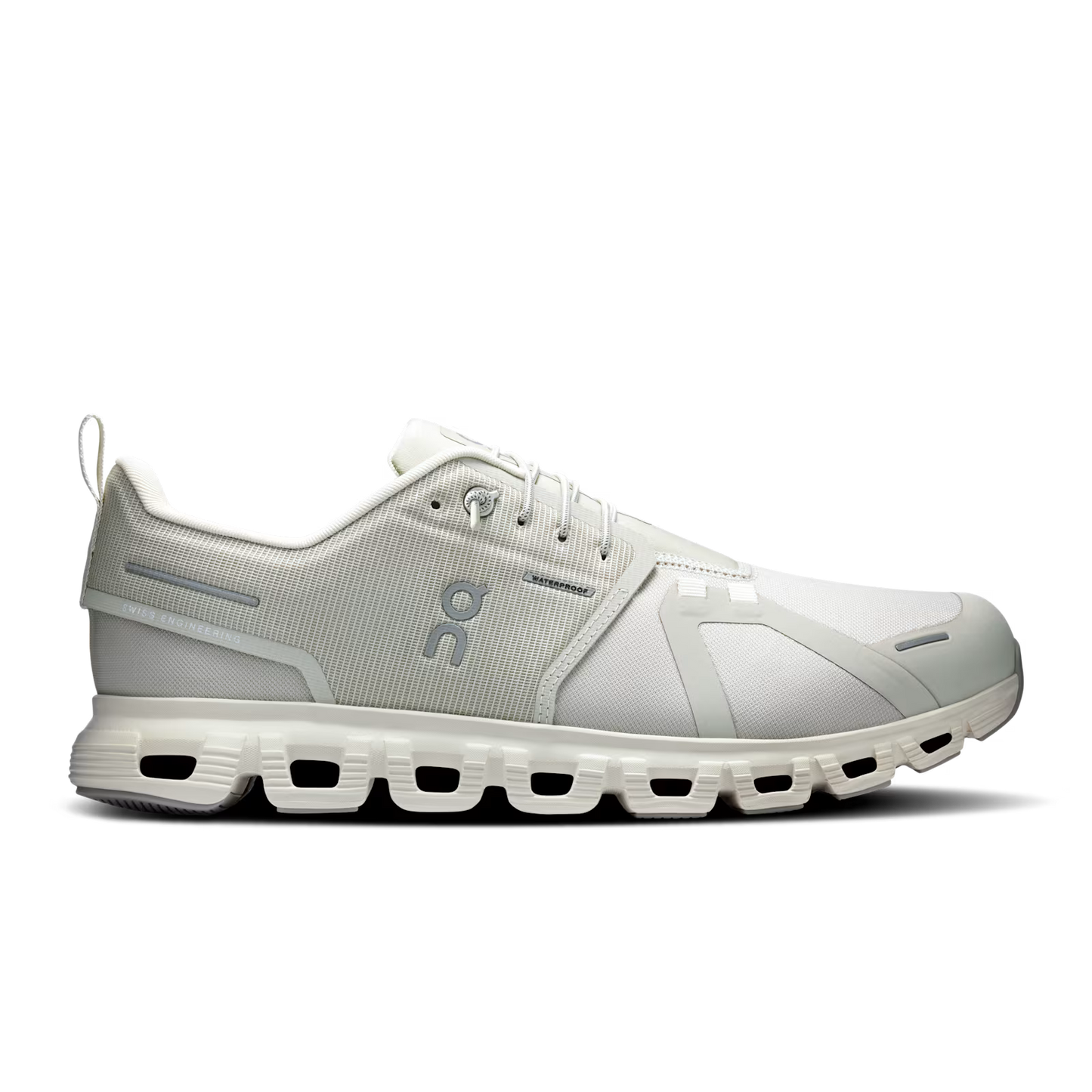 Men's On Running Cloud #6 Pelican/Ghost - Waterproof