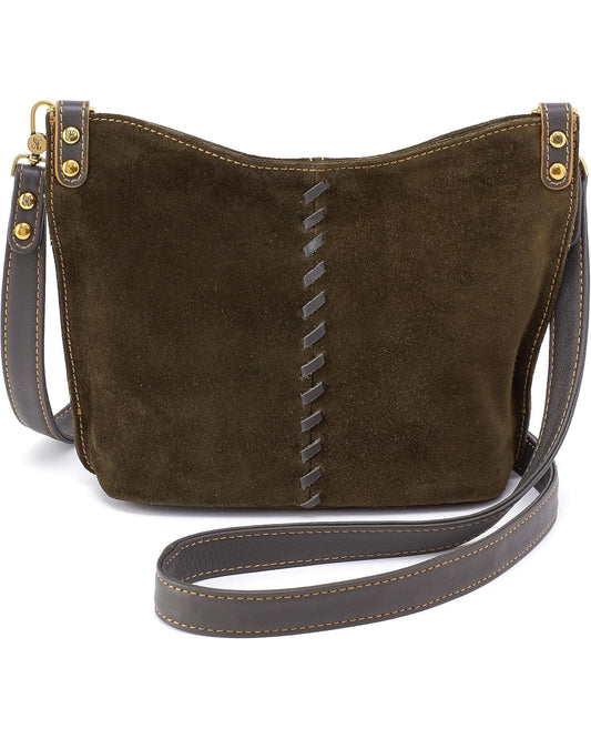 HOBO Suede Pier Small Crossbody Herb