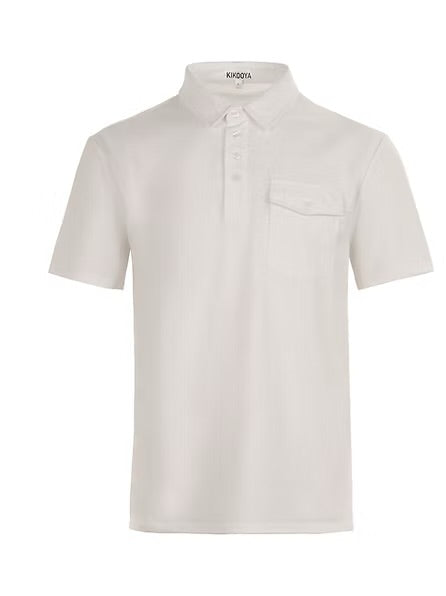 KIKOOYA Men's Outpost Polo - White