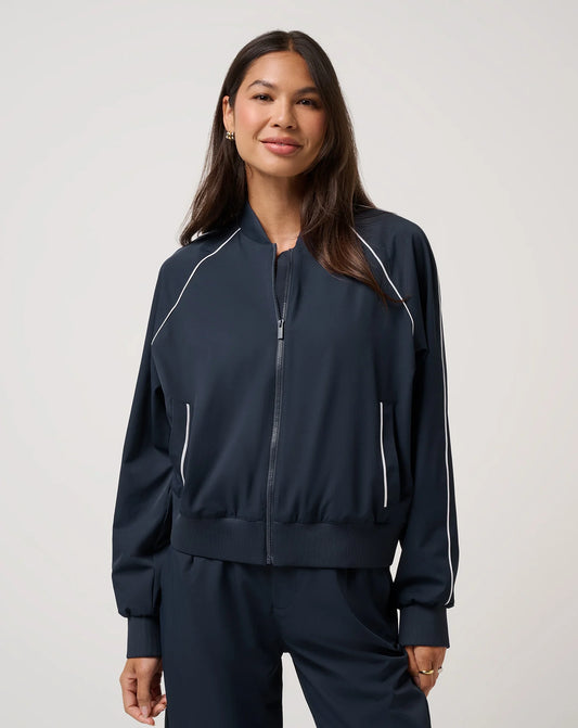 Travis Mathew Opening Shot Bomber - Navy Blazer