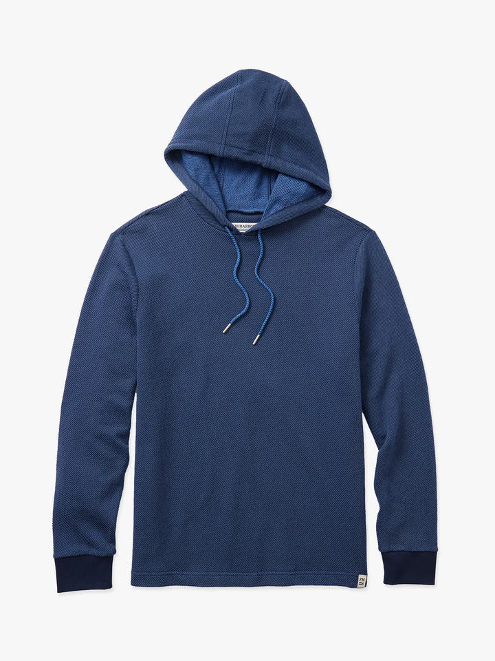 Men’s Fair Harbor Textured Tailwind Hoodie - Navy Twill