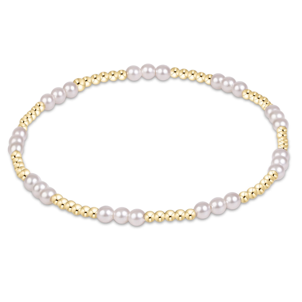 enewton Joy Pearl 3mm Gold Bracelet