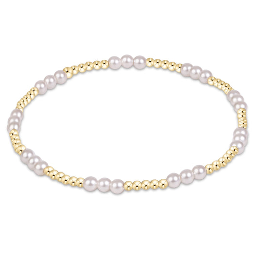 enewton Joy Pearl 3mm Gold Bracelet