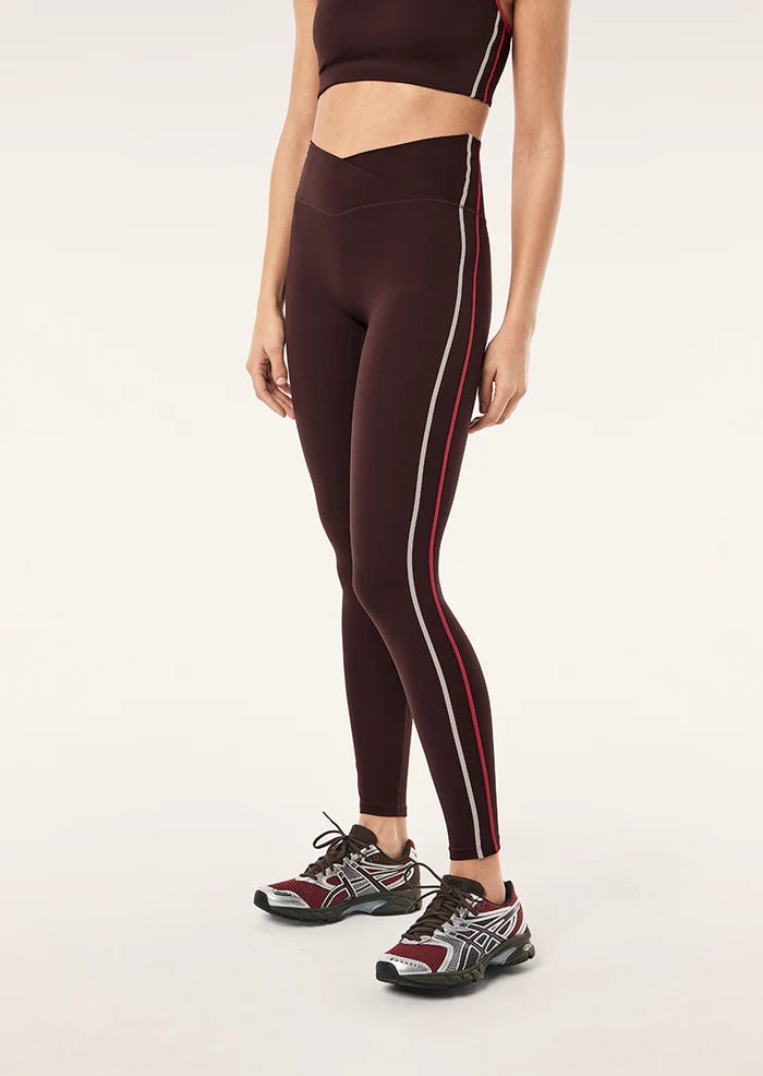 P.E Nation Clarity Full Length Legging In Dark Plum