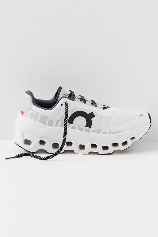 Women's On Running Cloudmonster All White