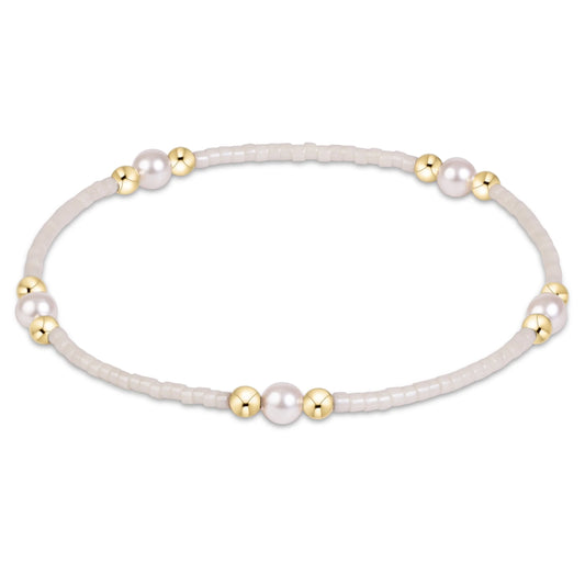 enewton Hope Purpose Pearl Bracelet Milkshake