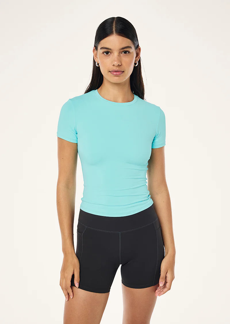 P.E. Nation Foundation Tee in Aqua