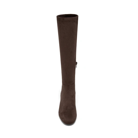 Silent D Gold Tall Stretch Boot in Brown