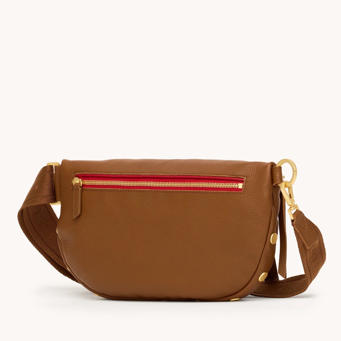 Hammitt Charles Crossbody Large Mahogany Pebble