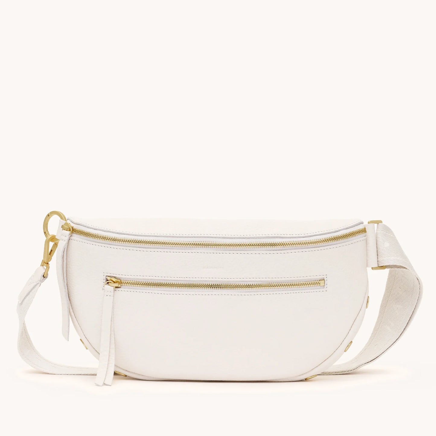 Hammitt Charles Crossbody Large Calla Lily White/Brushed Gold