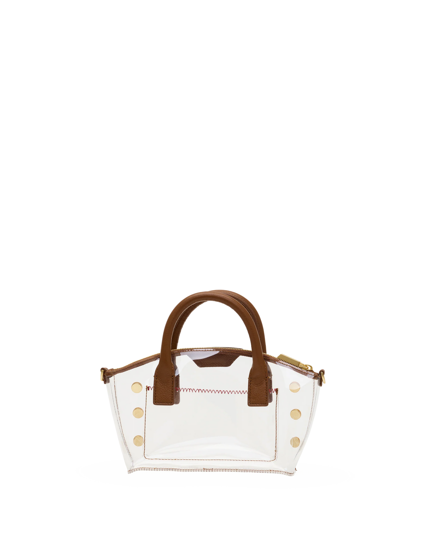 Hammitt Paula Clear Mahogany Pebble/Brushed Gold