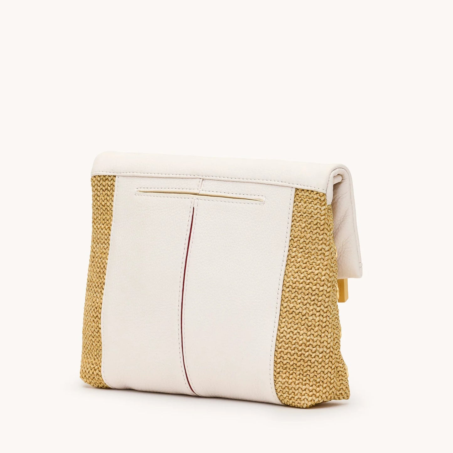 Hammitt VIP Med Calla Lily Raffia/Brushed Gold