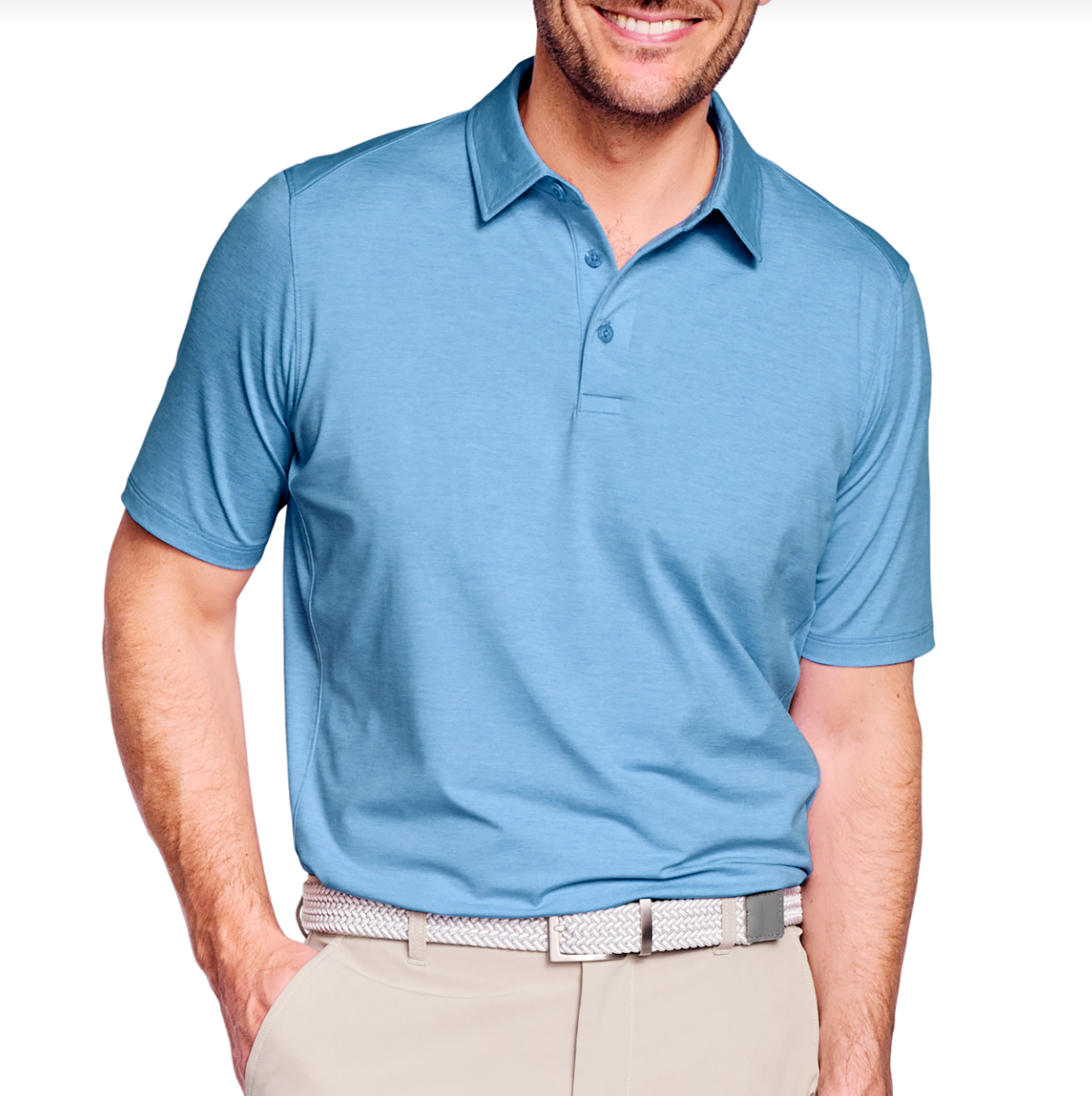 Men’s Johnston & Murphy XC4® Performance Polo - Blue