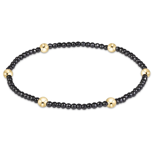 Enewton Presence Faceted Hematite 2mm Bracelet