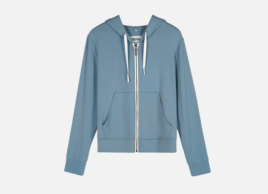 KIKOOYA Women's Aurora Full Zip Hoodie - Sea Breeze
