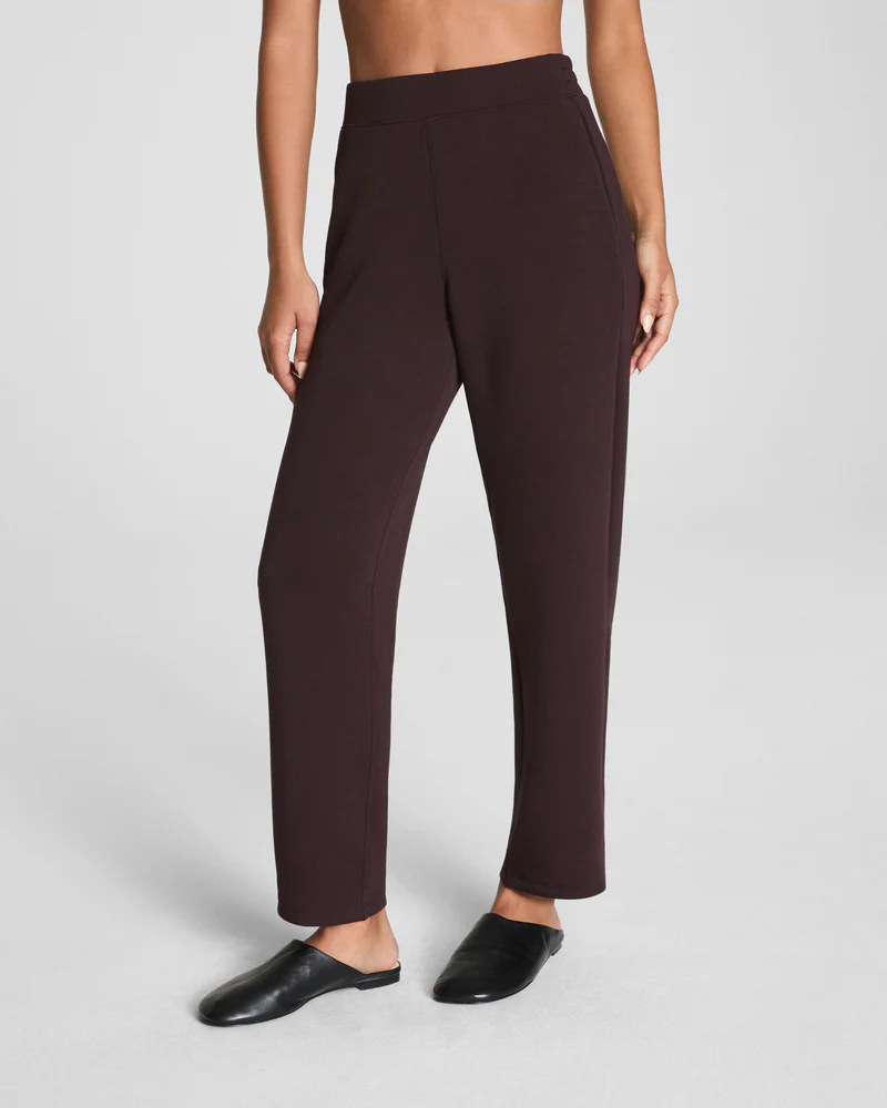Spanx Airessential Slim Straight Pant - Brown Truffle