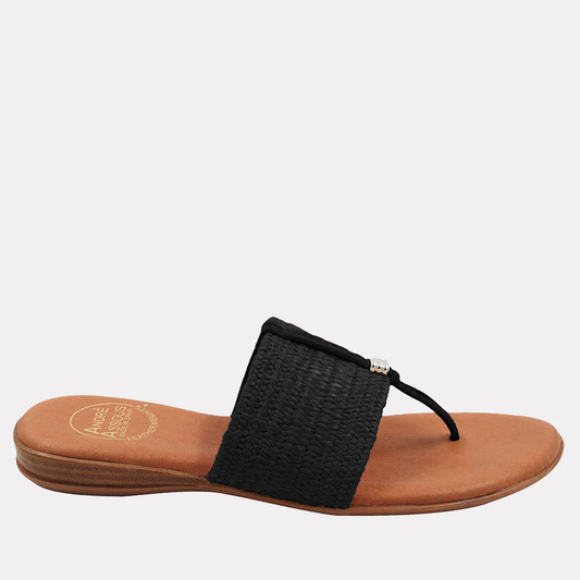 Andre Assous Nice Featherweight Sandal in Black