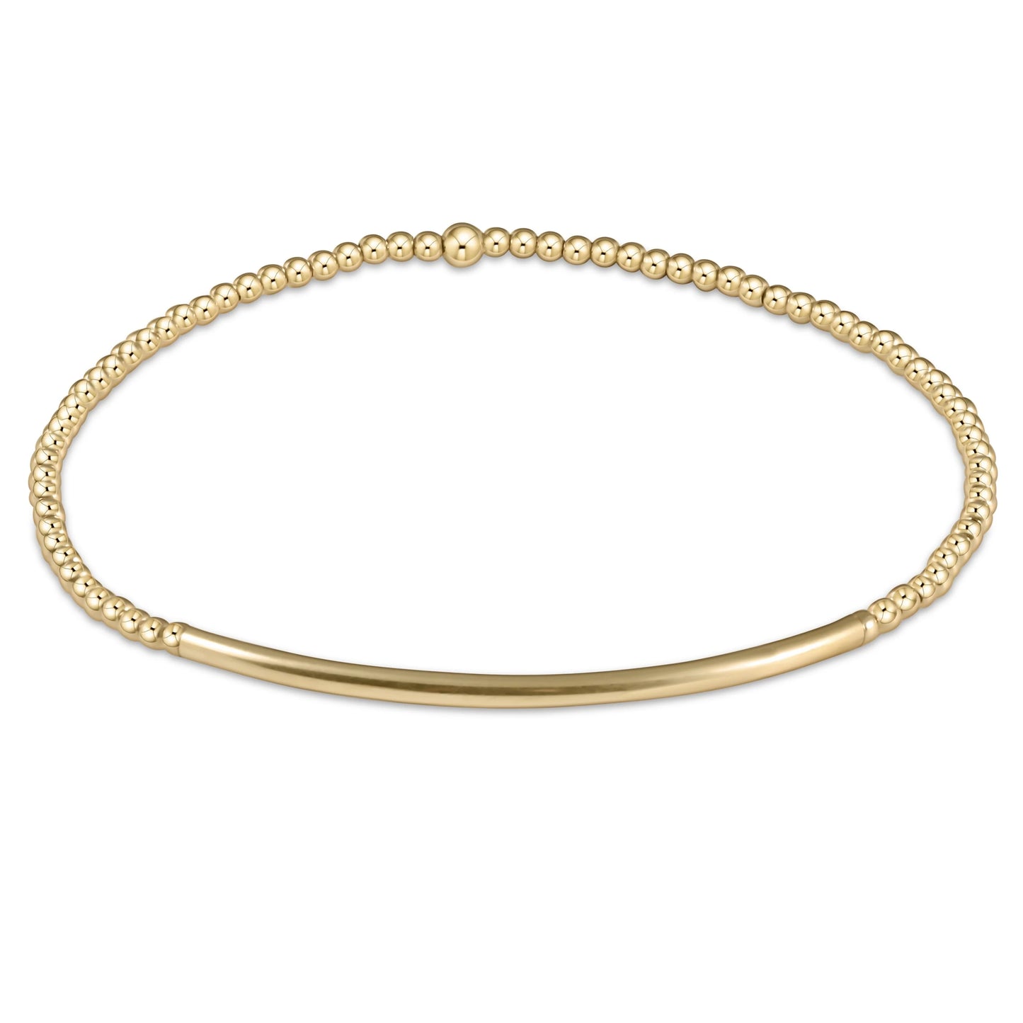 enewton Classic Bliss Bar Gold 2mm Bracelet