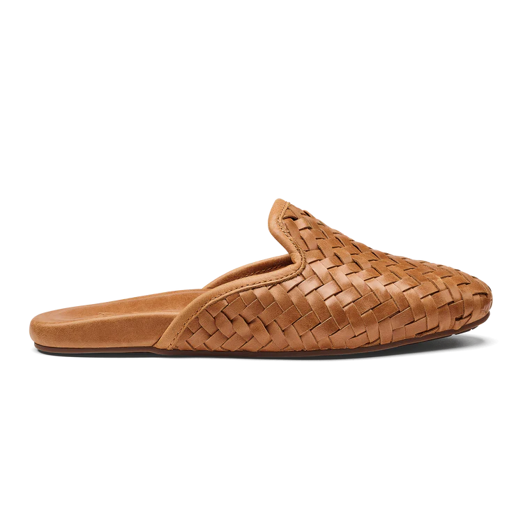 Olukai Mi'i Mule Fukui Brown Leather