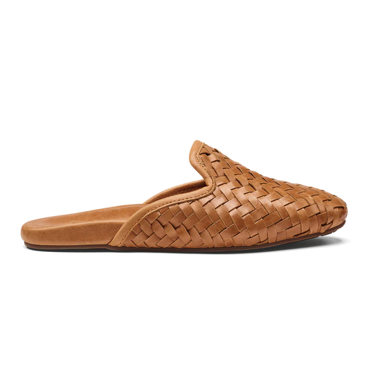 Olukai Mi'i Mule Fukui Brown Leather