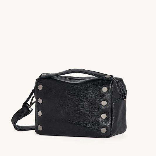 Hammitt Evan Crossbody Small Black/Gunmetal