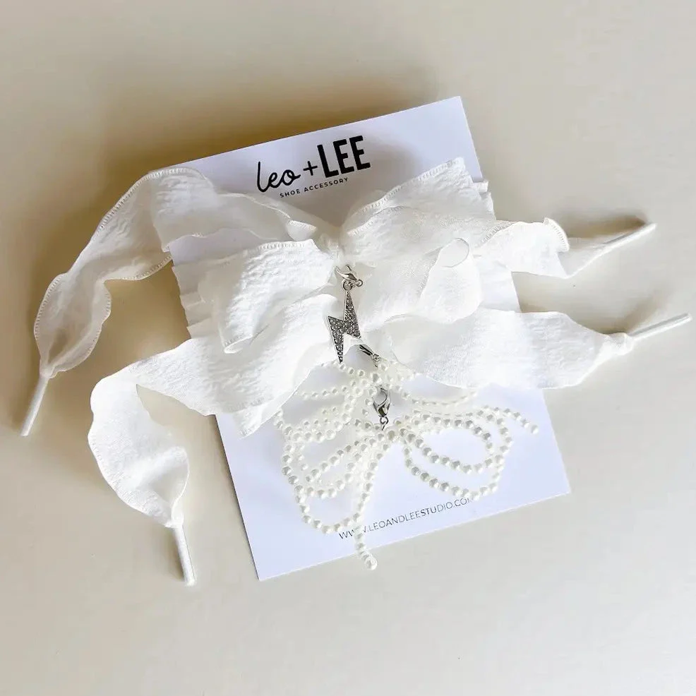 Leo and Lee Studios Curly Lace Sets Shoelace & Charms Pack