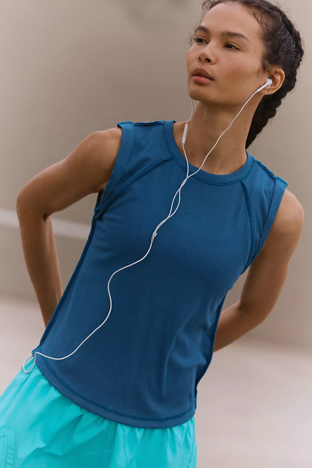 FP Movement Love My Twist Muscle Tank - Riptide