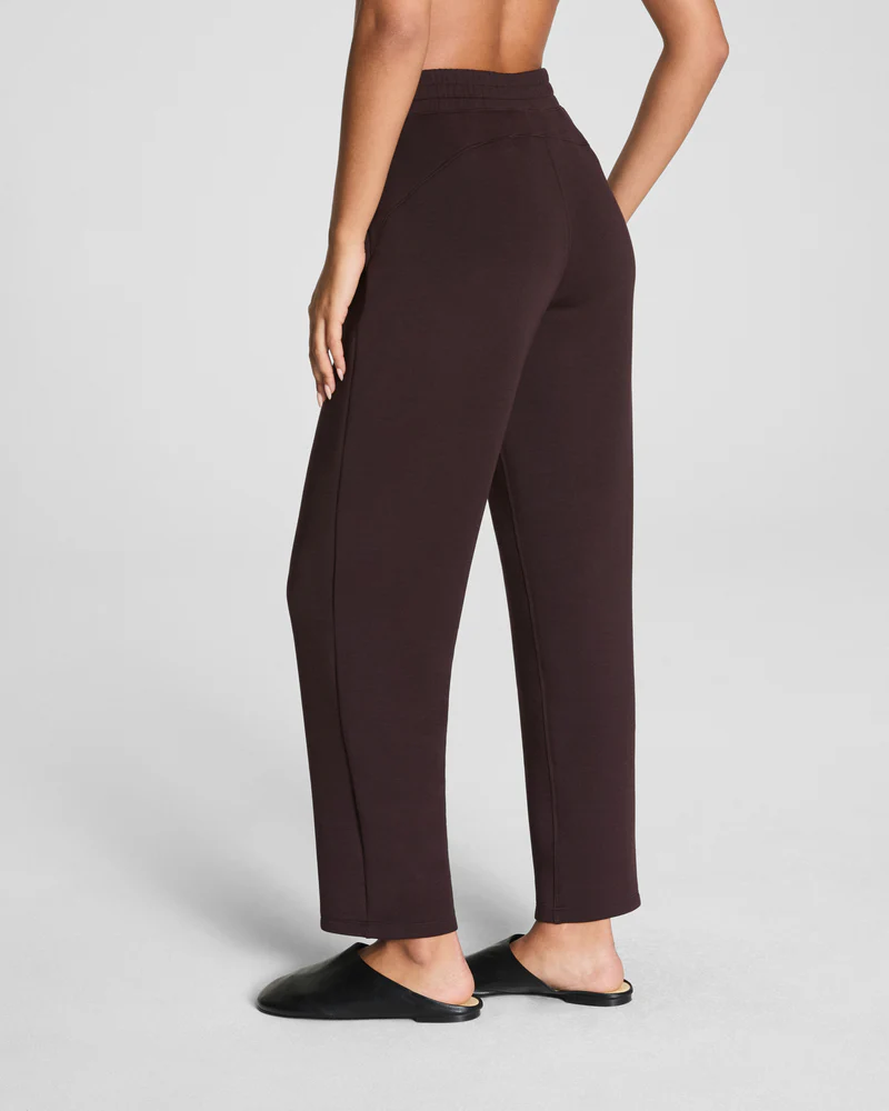 Spanx Airessential Slim Straight Pant - Brown Truffle