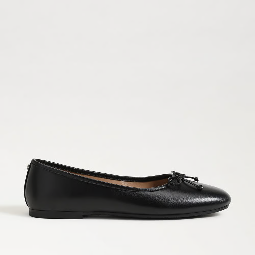 Sam Edelman Alie Ballet Flat - Black Leather