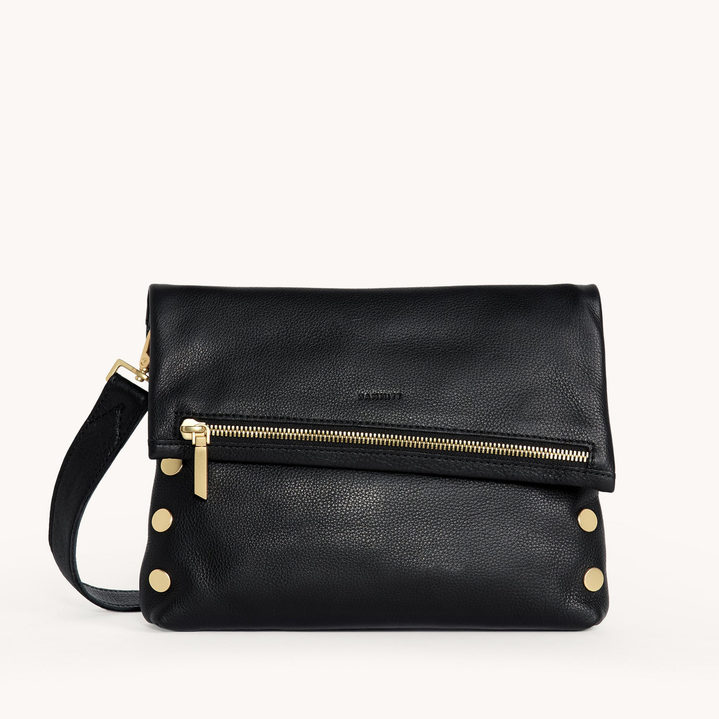 Hammitt VIP Med Black/ Brushed Gold