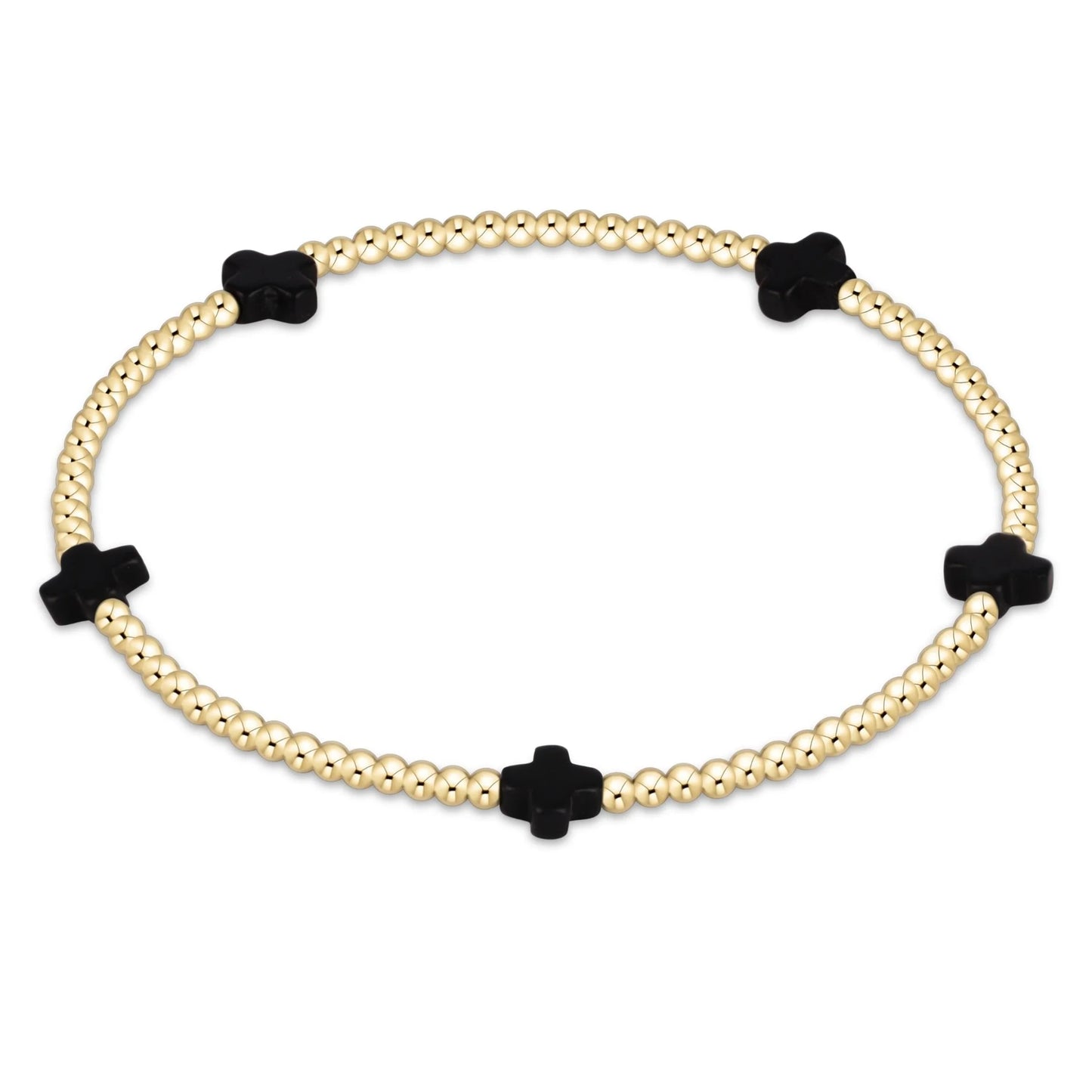 enewton Signature Cross 2mm Gold Bracelet - Various Colors