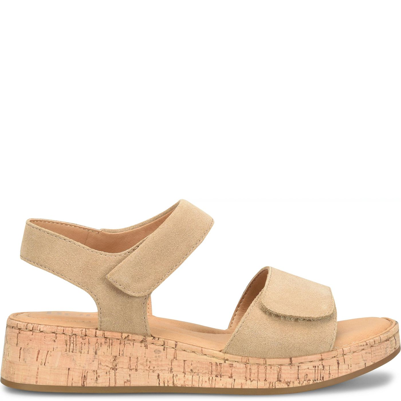 Born Cabanas Sandal in Taupe Suede