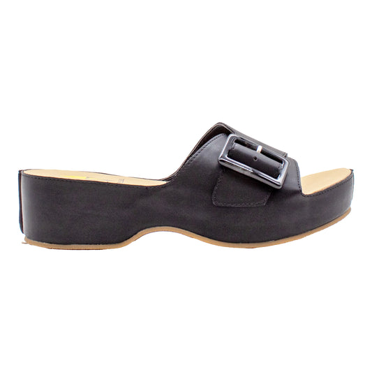 Volatile Bertha Faux Black Sandal