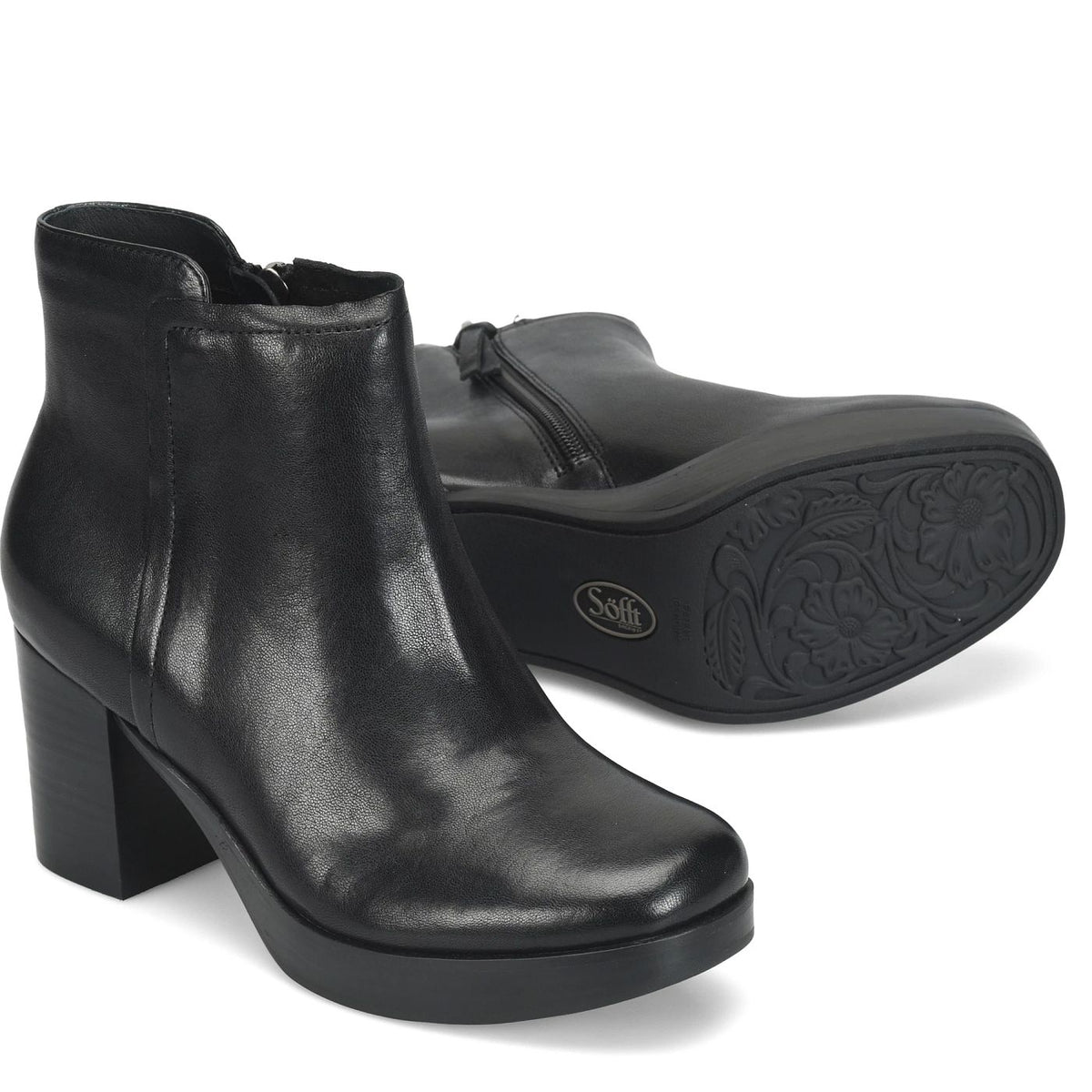 Sofft Kendall Platform Boot - Black