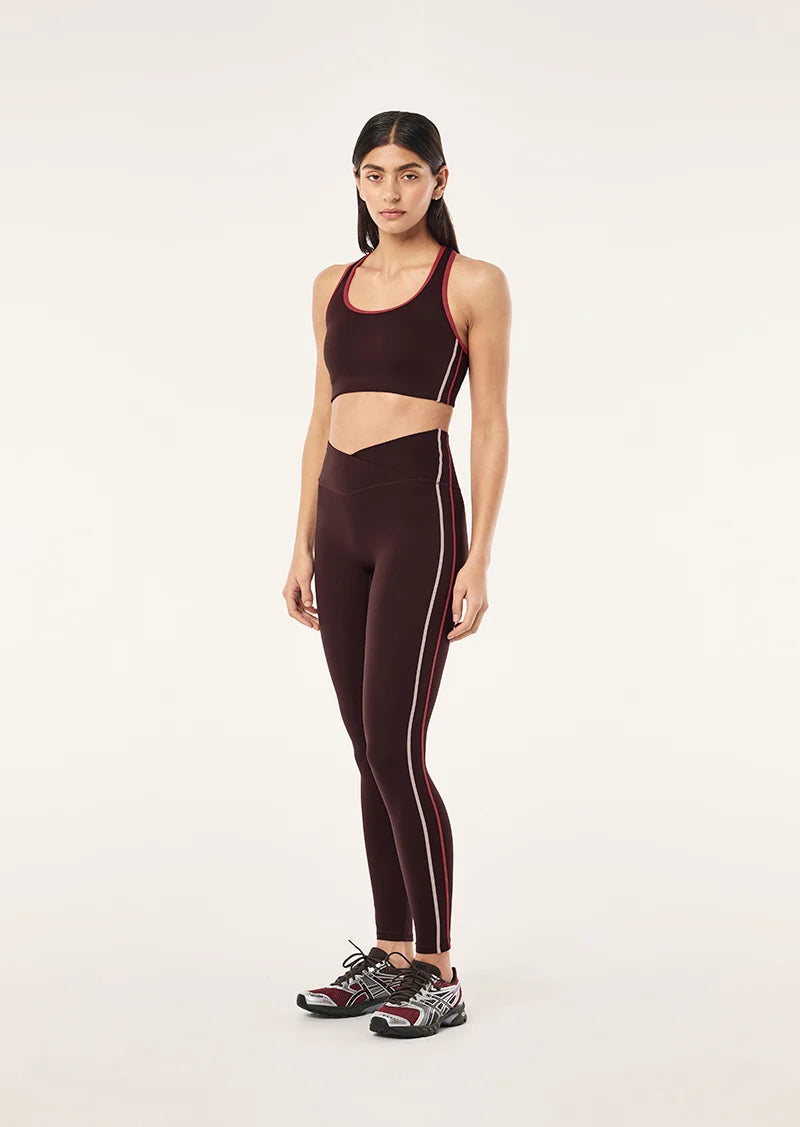 P.E Nation Clarity Full Length Legging In Dark Plum