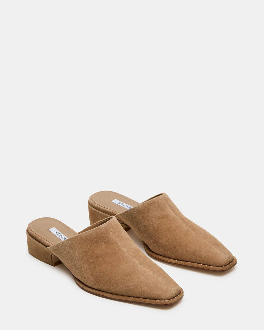 Steve Madden Dessa Mule Taupe Suede