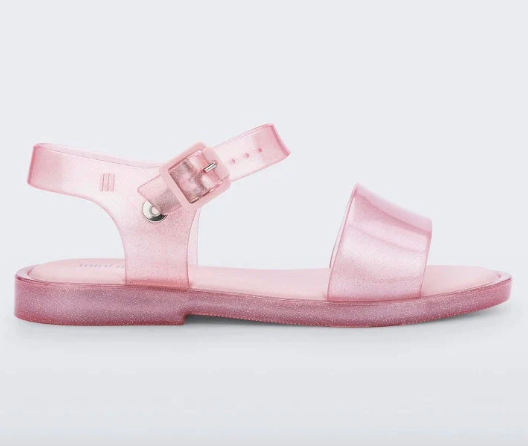 Mini Melissa Children' Mar Sandal (Pink Glitter)
