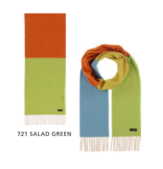 V. Fraas BLock Twill Scarf (various colors)