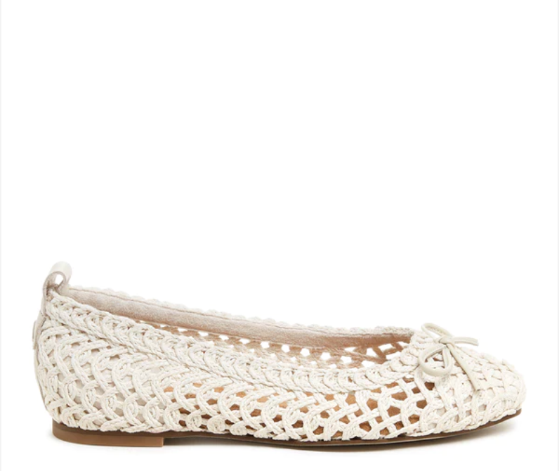 Kelsi Dagger Frankie Shell Crochet Ballet Flat