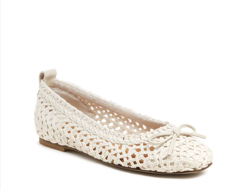 Kelsi Dagger Frankie Shell Crochet Ballet Flat